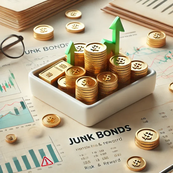 A clean and professional image representing junk bonds as a financial concept2