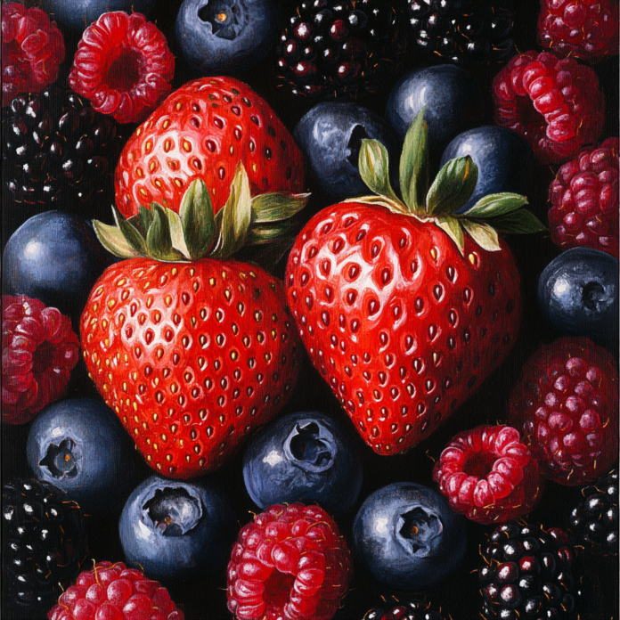 Strawberries vs. Blueberries