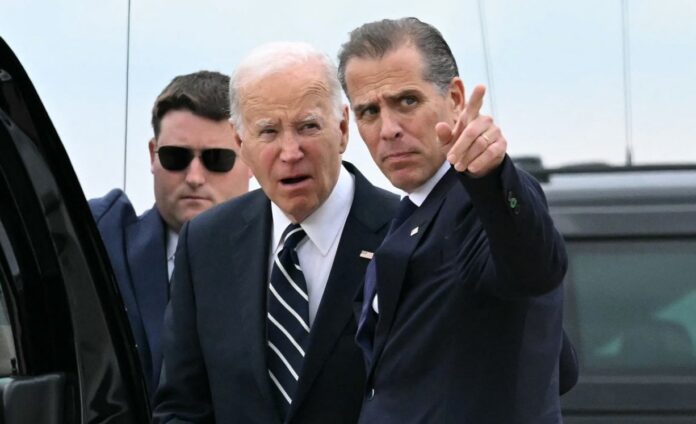 Joe Biden and son Hunter Biden