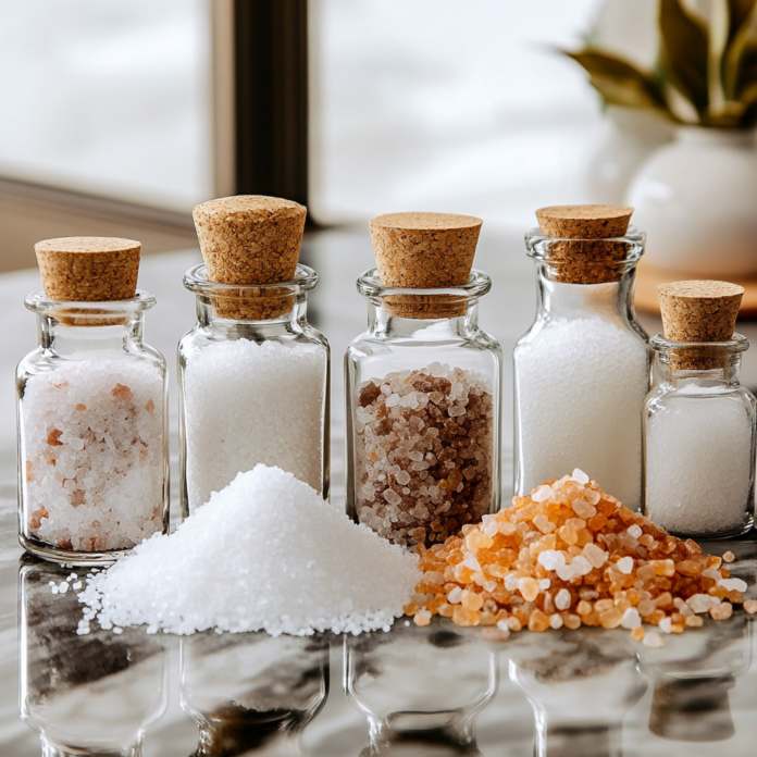 Image of different salt types.