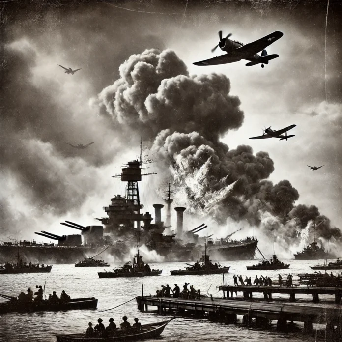 Pearl Harbor under attack