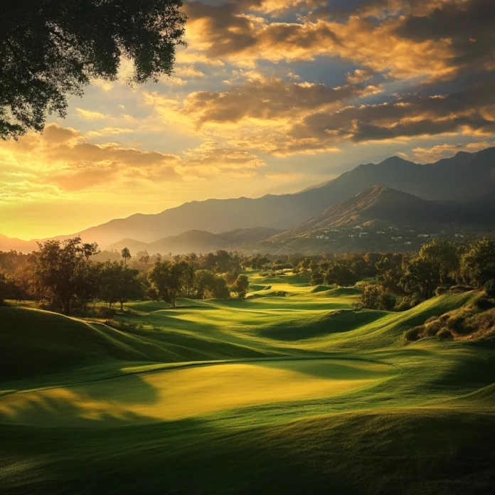 A beautiful golf course