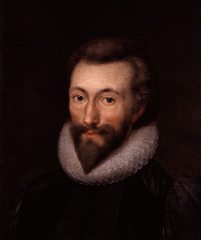 John Donne oil painting 1616