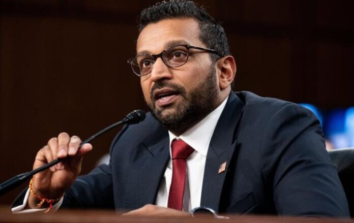 Kash Patel, nominee to be Director of the Federal Bureau of Investigation (FBI), speaking at a hearing of the Senate Judiciary Committee at the U.S. Capitol. Credit: SOPA Images Limited/Alamy Live News