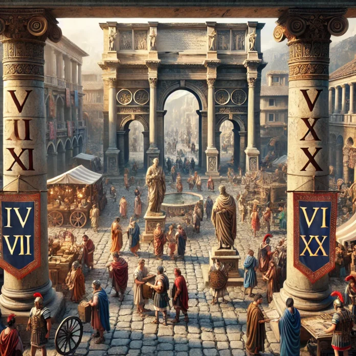 Ancient times with Roman Numerals