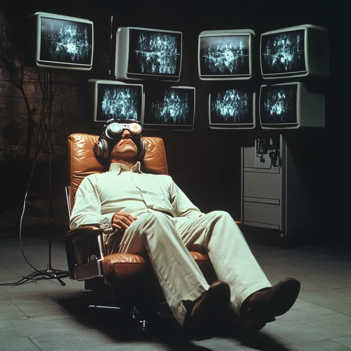 An image of mind control experiment in 1970s