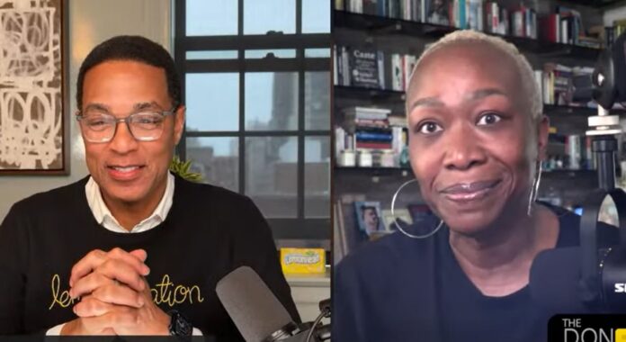 Screenshot from The Don Lemon Show on March 20, 2025, featuring Don Lemon (left) and Joy Reid (right). This image is used under fair use for commentary and analysis. Copyright remains with Don Lemon and the original content owners.