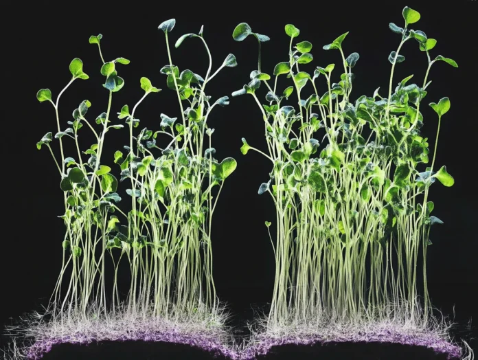 comparative visualization of plant cooperation versus competition